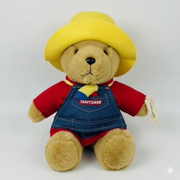 Paddington Other - Paddington Bear Plush Sears Craftsman 15" Stuffed Toy Collectable Gifts For Him